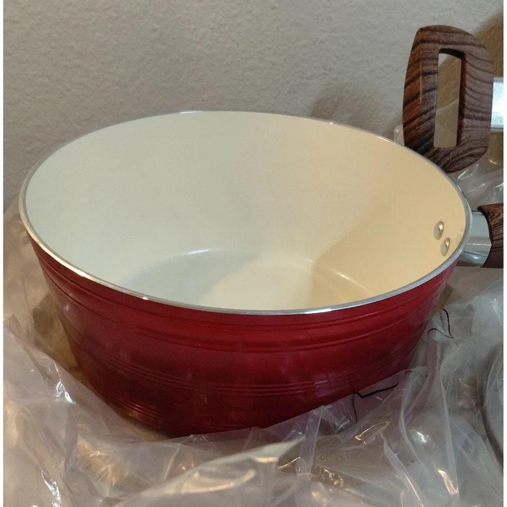Robert Irvine 3 Pc Ceramic Nonstick Cookware Set 9